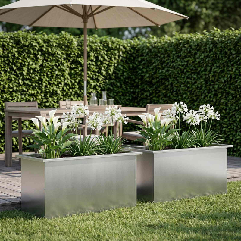 Planter Box, 40cm H x 40cm W x 80cm D, 2