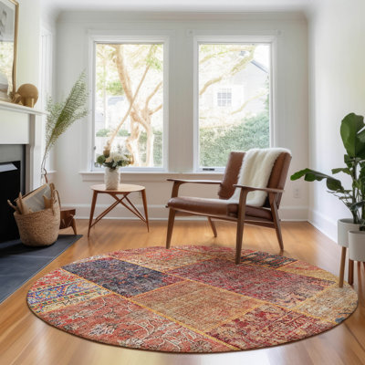 Tapis rouge Prisco lavable à la machine de qualité supérieure