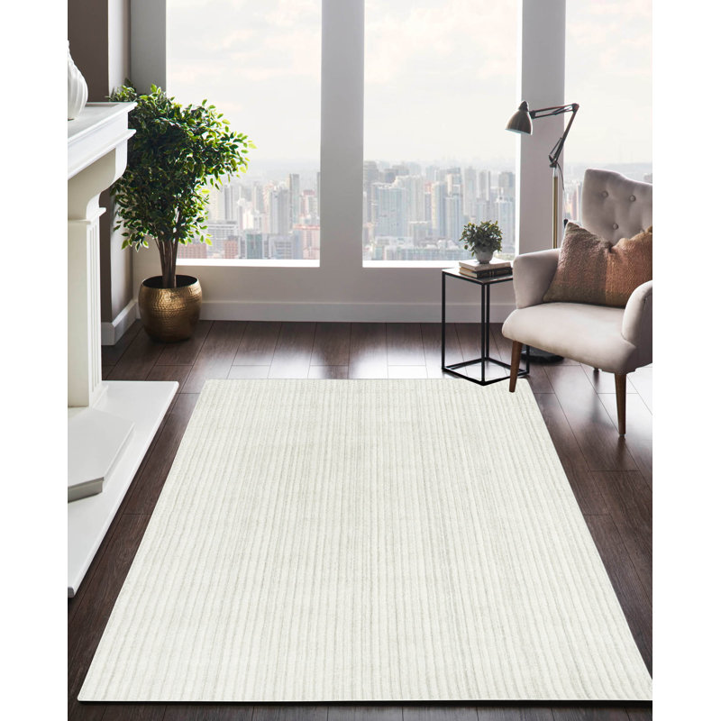 Sven Pizano Wool Area Rug, Rectangle 6' x 9'