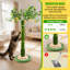 Grattoir pour chat de 45 po de hauteur avec corde en sisal, poteaux à griffer pour chats d'intérieur avec ballon interactif, toiletteur avec ballon suspendu pour chats adultes
