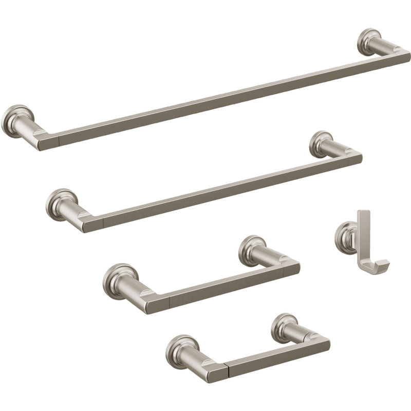 Accessoire de quincaillerie pour porte-serviettes 24 po Tetra, Acier inoxydable