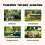 Aliodija 3m x 3m Steel Patio Gazebo-1901186546