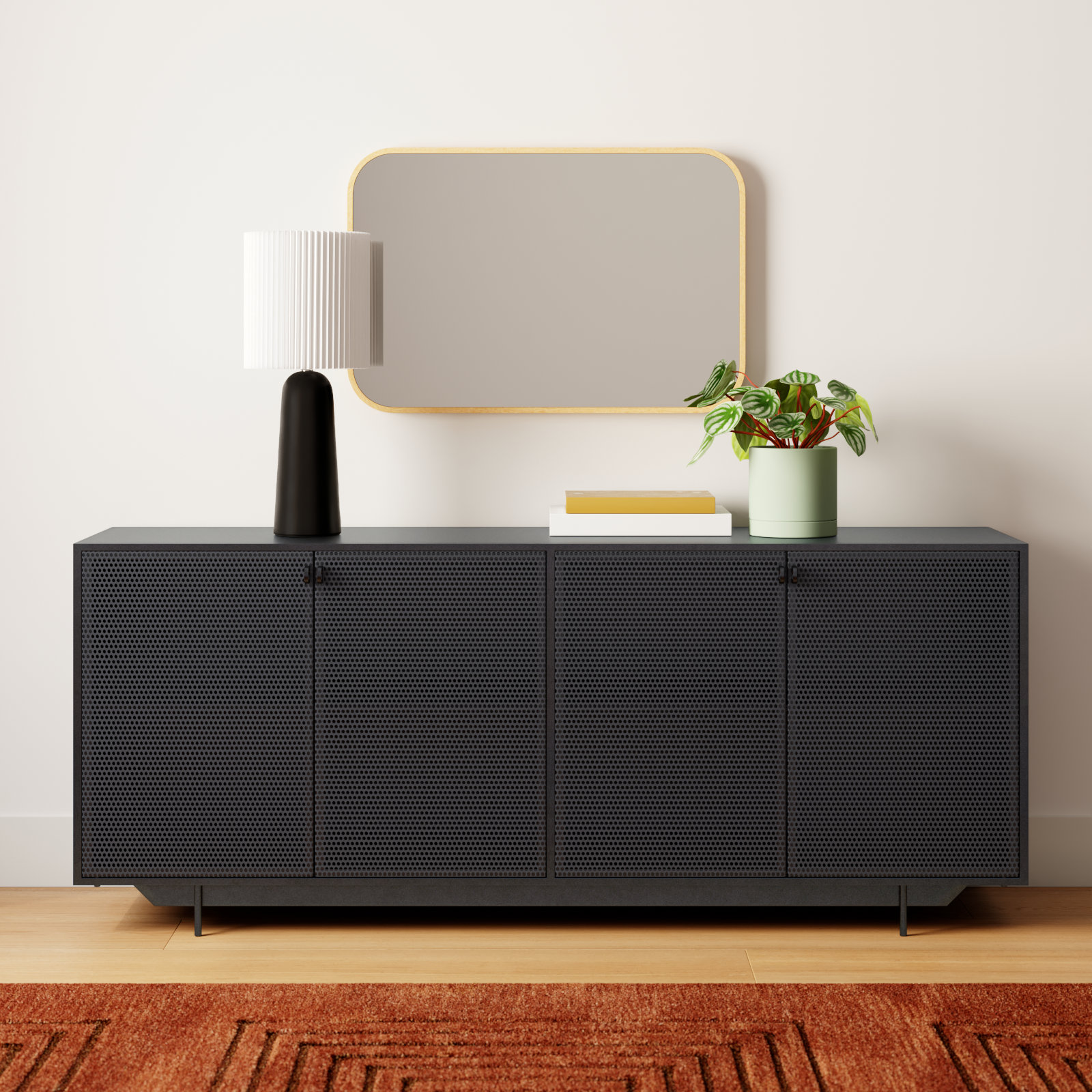 Solstice 73'' Sideboard, Black