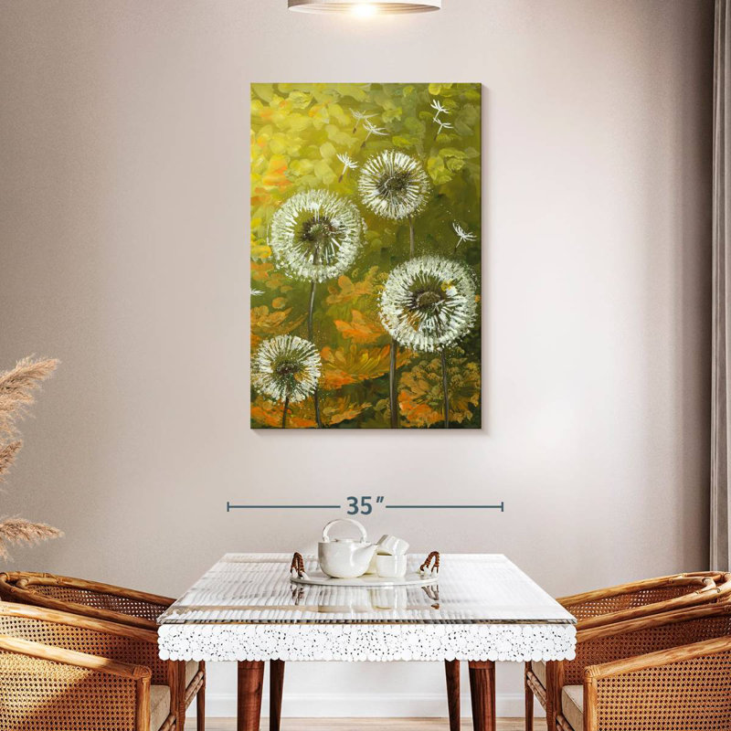 Harnek Dandelions, 45" H x 30" W