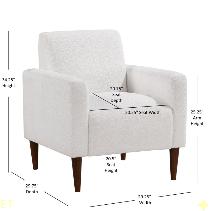 Fauteuil moderne Caius