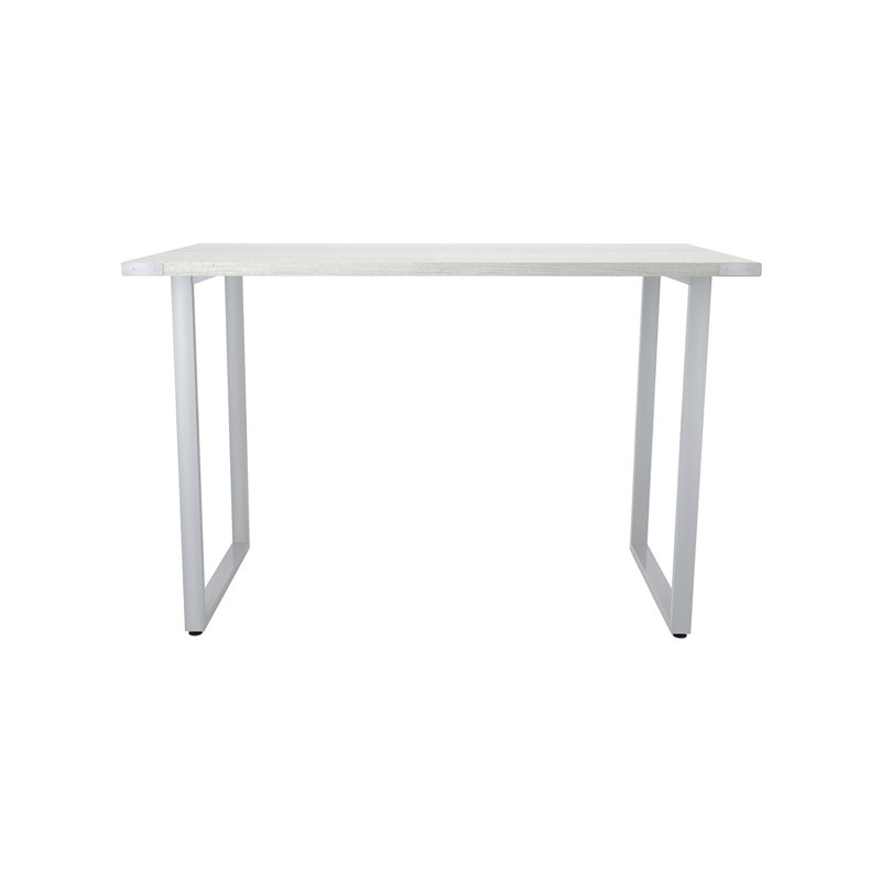 Mirella SOHO Table Desk, Silver, White 