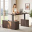 Bureau debout électrique à hauteur ajustable, bureau d'ordinateur en L avec 3 tiroirs et contrôleur de mémoire pour la maison et le bureau-133229277-133229279