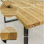 Kamilah Oak Solid Wood Dining Table-1599359153-1599359149