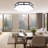 20" Led Flush Mount Ceiling Light, Flower Shape Ceiling Light-1964161389