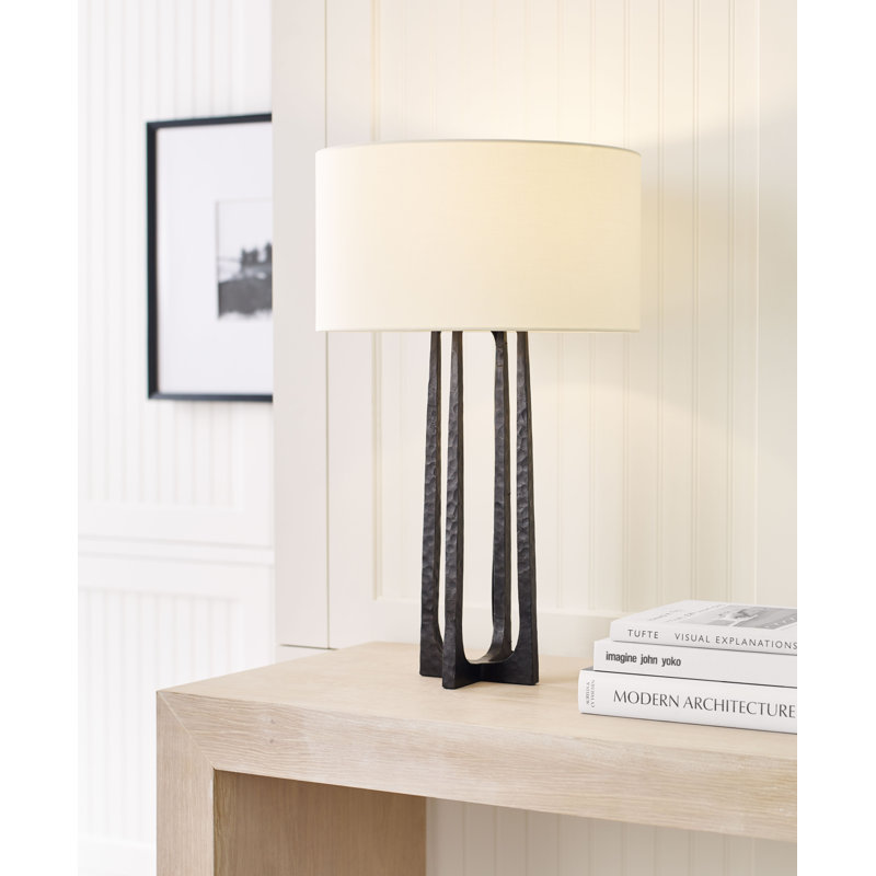 Scala Table Lamp, Gilded Iron