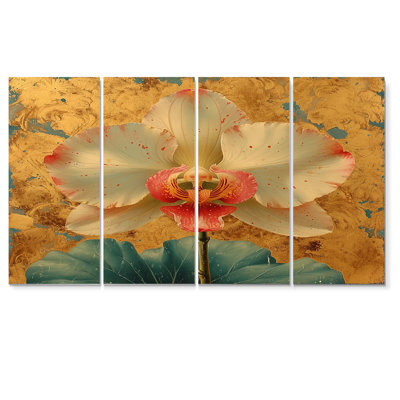 Ophion - Orchid Wall Art Set 4 Piece