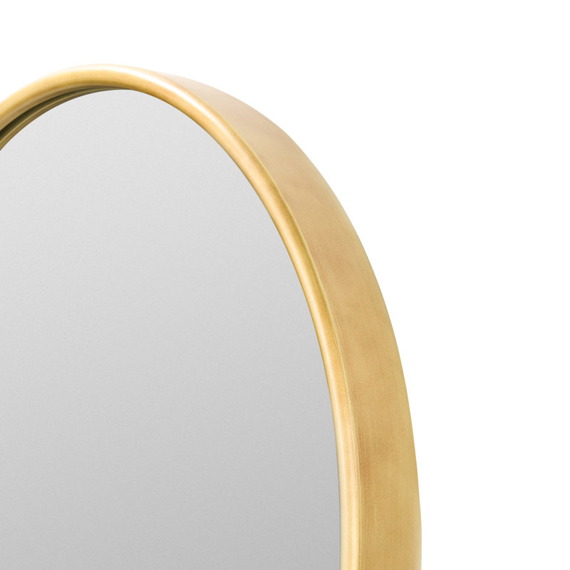 Cillean Arched Metal Modern Wall Mirror