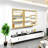 Creative industrial style wall mounted wine rack