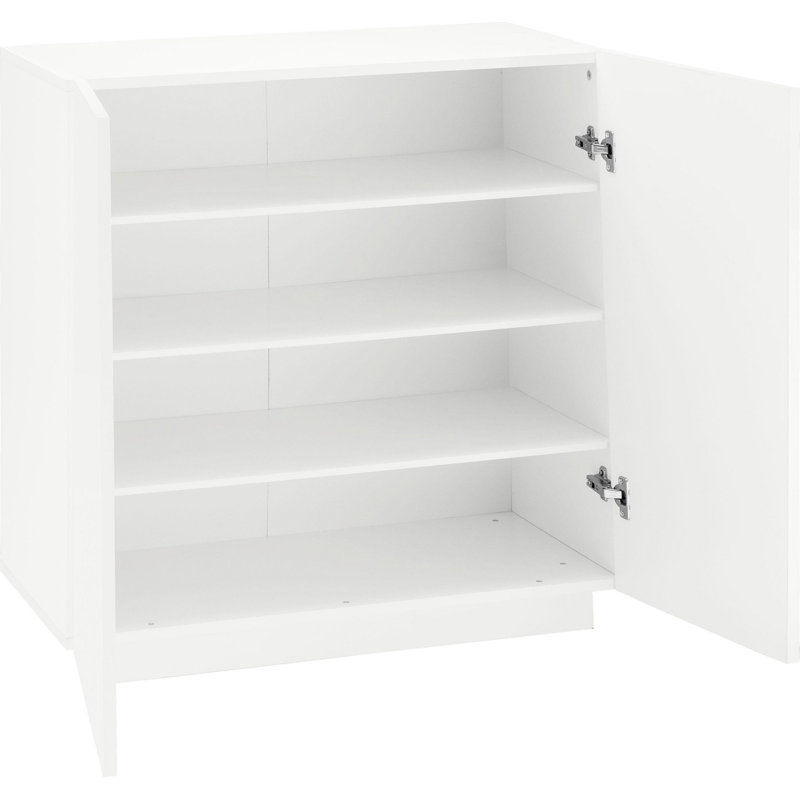 Taki Shoe Storage Cabinet, White