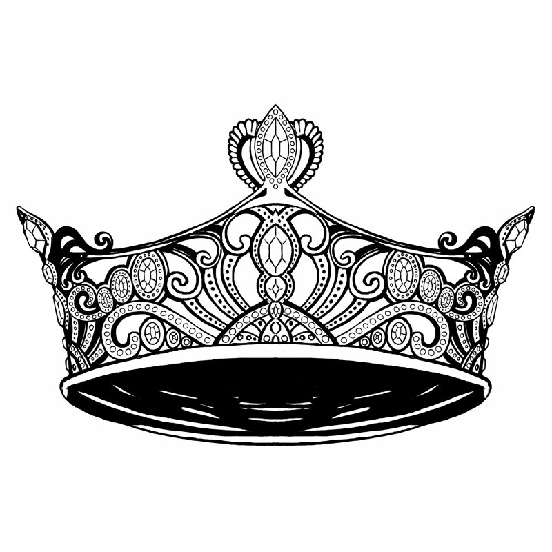 Crown - Wrapped Canvas Print, 30cm H x 46cm W x 3.8cm D