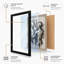 Intertwined Figures Modern 1 Piece Single Picture Frame Wall Art-345313098-345313102