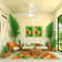 Auravista 52 In. Indoor Oak Blades Ceiling Fan Chrome Housing With LED Light Bulbs And Remote Control
