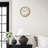 QHA014ALH Basic Wall Clock, Brown-2057792921