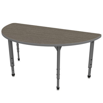 Marco Apex Series Adjustable Height Half-Round Activity Table