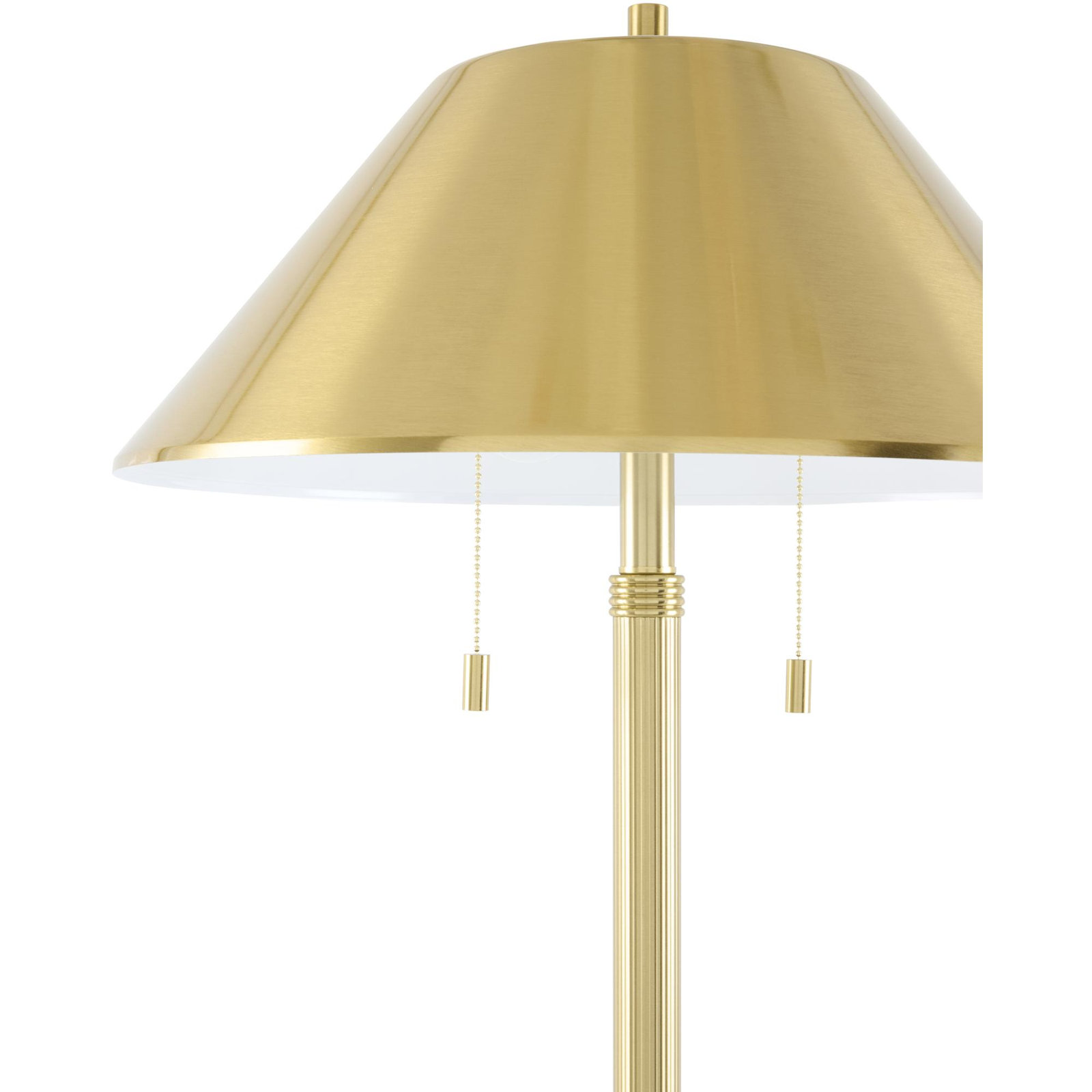 63" Floor Lamp, Gold