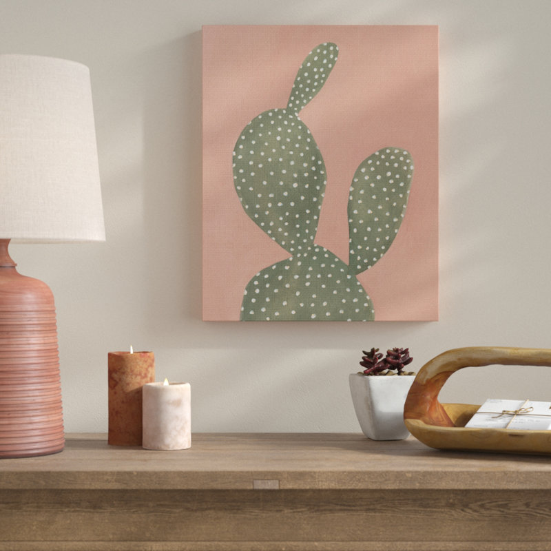 «Coral Cacti», impression, Toile tendue, H 20 po x l 16 po