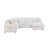 Ratasha 121" W Velvet Sleeper Sectional with Storage and USB Ports-43514962