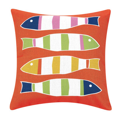 Coastal Outdoor Throw Pillow