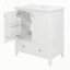 Armoire de salle de bain multifonctionnelle avec portes et tiroir-720859881
