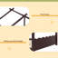 Lit de maison avec lattes de soutien, cadre de lit de maison en bois massif pour enfants, pas de sommier tapissier et structure d'ouverture-1474628932-1474628938