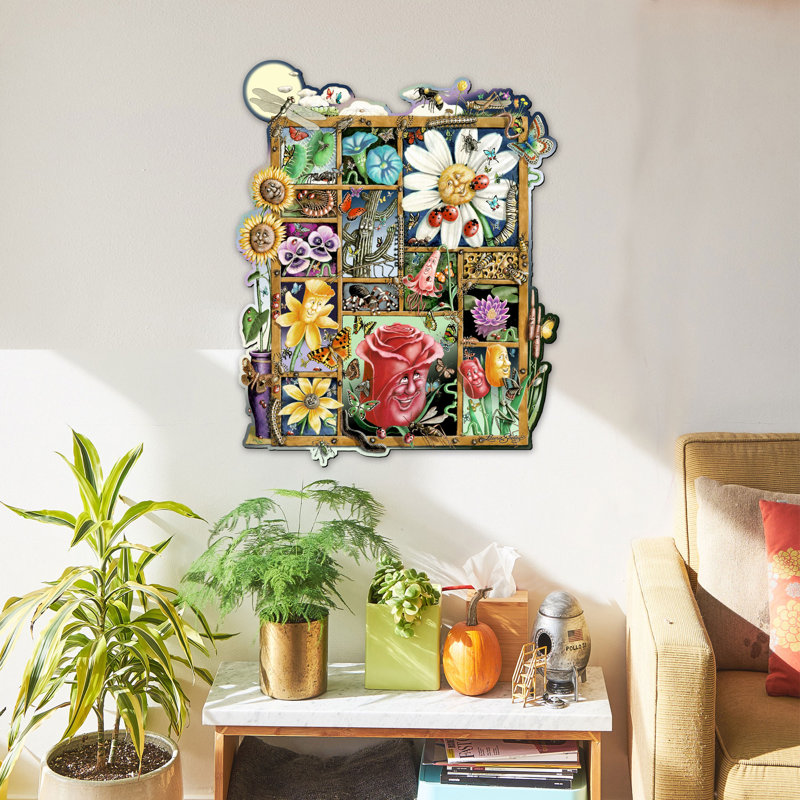 Art mural par Laura Seeley, art mural nature, H 22,5 po x l 17,75 po x P 0,25 po