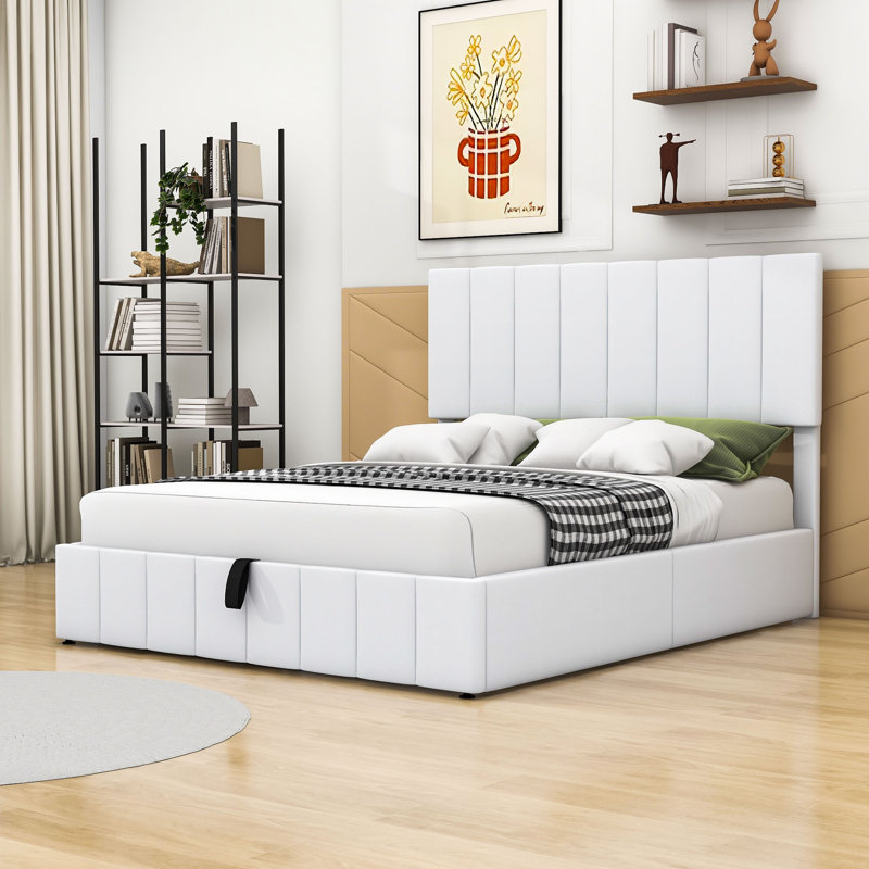 Mevelyn Upholstered Platform Bed, Queen