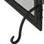 Écran de foyer en fer avec portes et outils inclus, noir mat, l 50,5 po x H 32 po 5,5 po 4 po 50 po 32 po 5,5 po