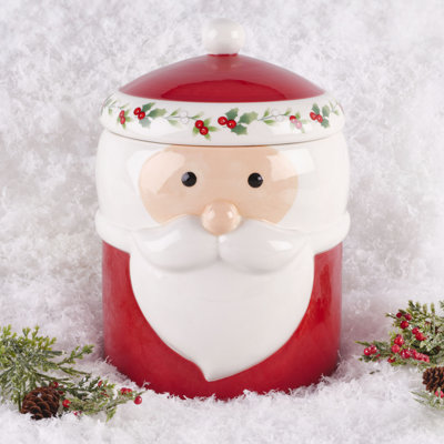 Boîte de Noël Pfaltzgraff Winterberry Santa