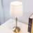 Demetrish Cordless LED Table Lamp with Dimmer, Built-in Rechargeable Battery, 3-Level Brightness, Patio Table Lamp, Bedside Night Lamp, Ambient Light for Restaurant