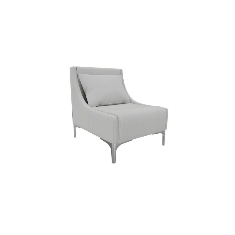 Fauteuil de chambre en polyester 28,35 po Mayfair