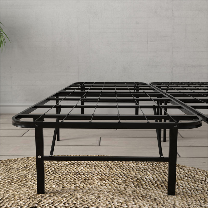 Fondation de la plateforme Omne Steel Black Queen, Grand lit