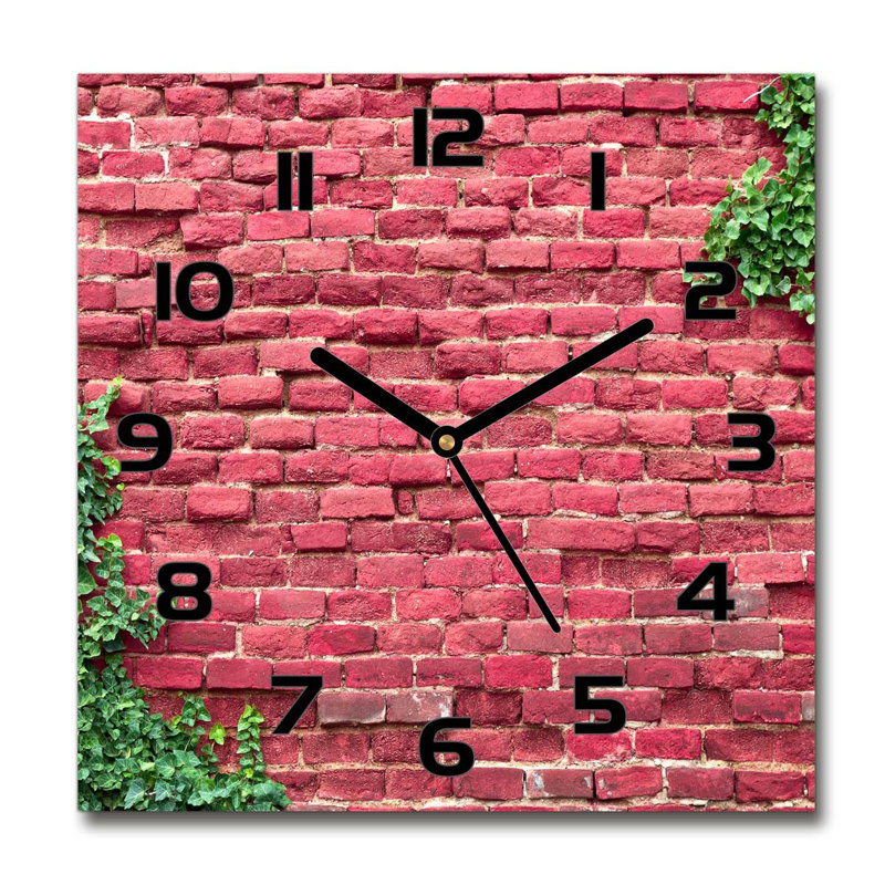 Heleyna Glass Wall Clock, Black