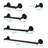 6 Piece Brass Bathroom Towel Rack Set Wall Mount-115954572