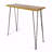 Industrial Wood And Metal Patio Bar Table