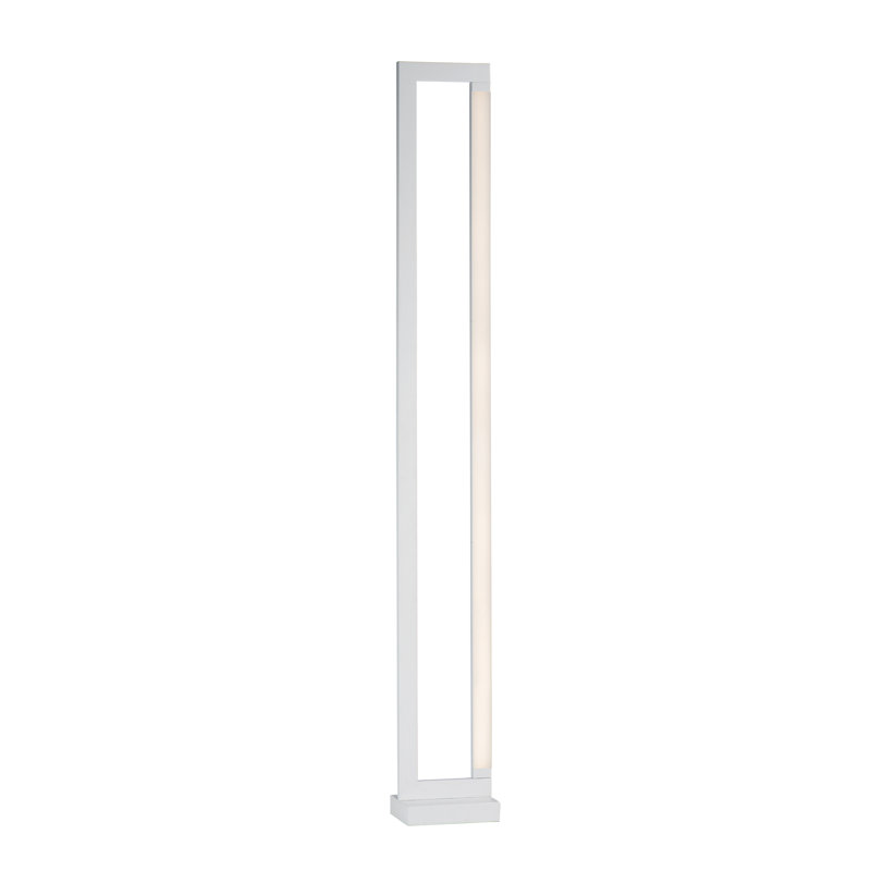 Rogowski 64'' Matte White LED Column Floor Lamp
