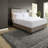 Durable King Bedding Set, White Polyester Coverlet With Modern Design