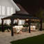 20 pi L 12 pi. D Pavillon de jardin en aluminium