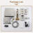 Rainfall Symphony 12" Flush Mount Rainfall Temperature Display Thermostatic Shower System with 64 Color LED and Music-92580044
