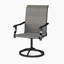 Ensemble de 2 fauteuils d'extérieur modernes en maille respirante avec dossier profilé, pour terrasses et vérandas-1129566991