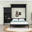 Lit escamotable avec tablettes de rangement Murphy
