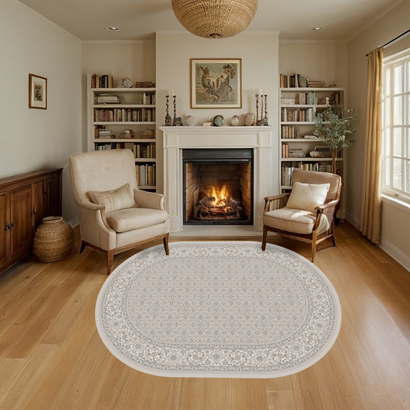 Attell Oriental Indoor Rug, Oval 2'7" x 4'7"