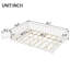 Lit grand format avec garde-corps et porte pour enfants, blanc-1591474637-1591474639