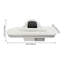 Thermopompe à vapeur robuste pour table de 1 600 W à température ajustable pour vêtements avec vaporisateur et écran tactile blanc-123259101