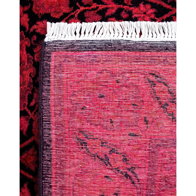 Overyed One-of-a-Kind Runner 2'7" X 12'6" Hand Knotted Area Rug