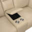 Causeuse inclinable en cuir Aranveer